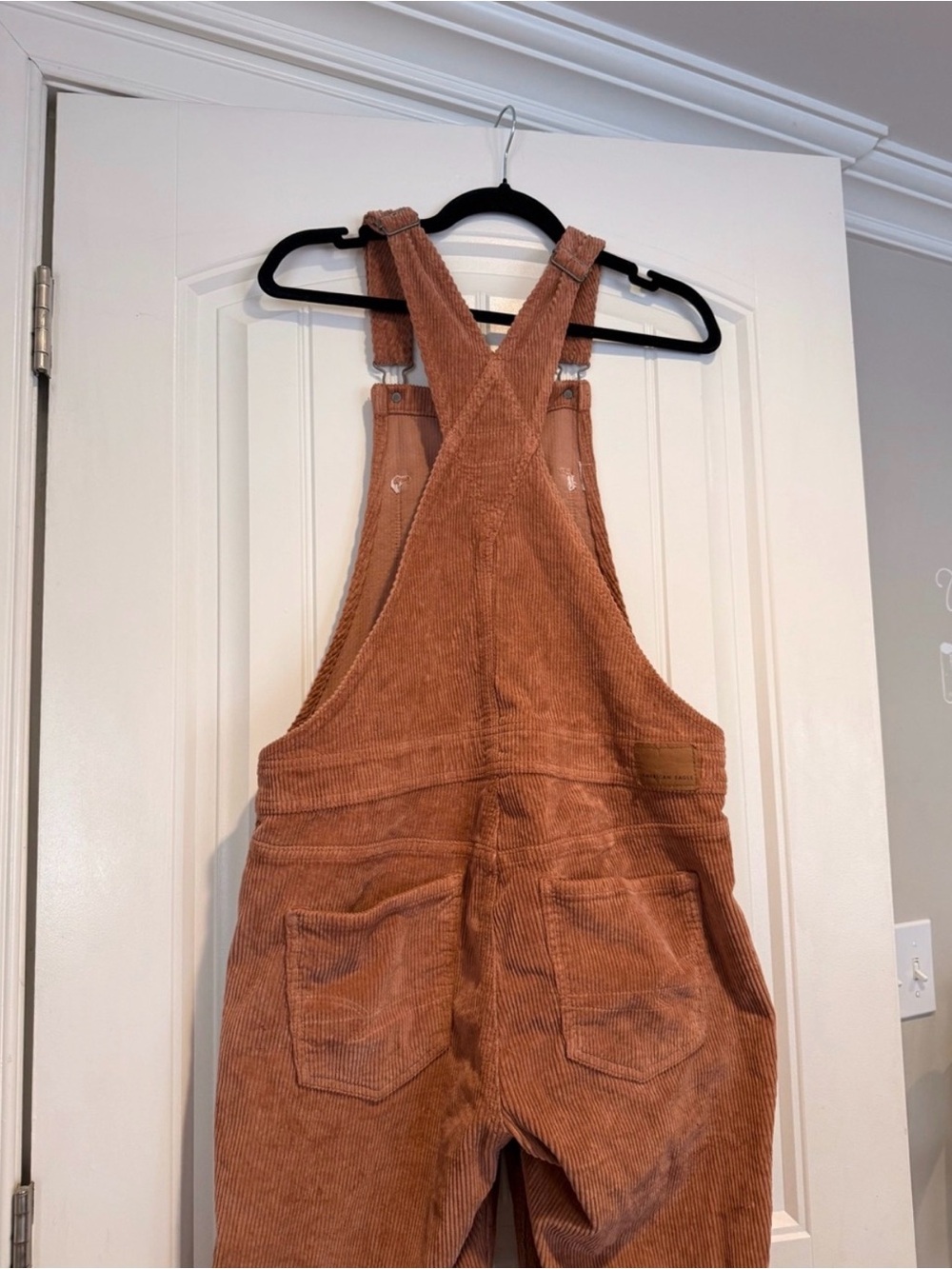 American Eagle Outfitters Rust Corduroy Overalls - Picture 5 of 6